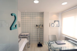 Diseño del interior de una consulta médica